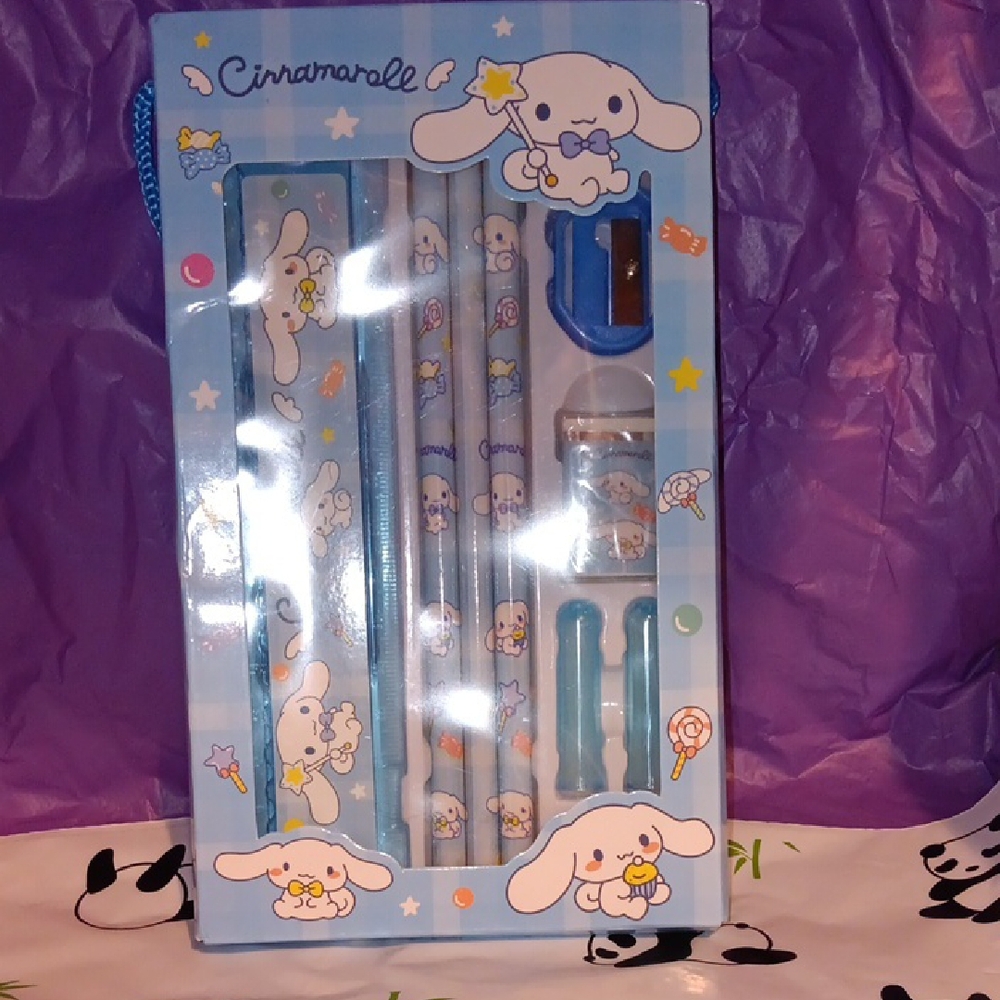 Cinnamonroll Hello Kitty Blue Stationery Set - Picture 2 of 4